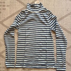Free People We The Free Good Good Stripe Turtleneck